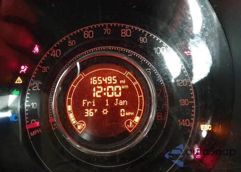 2012 Fiat 500 Sport z USA, uszkodzony, nr VIN 3C3CFFBR0CT113498